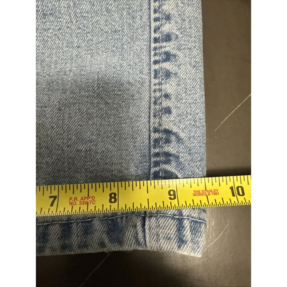 Vintage Men's Levi's L2 Wide Leg Carpenter Baggy Jeans 90s 37x31  Skater Grunge - Picture 15 of 16